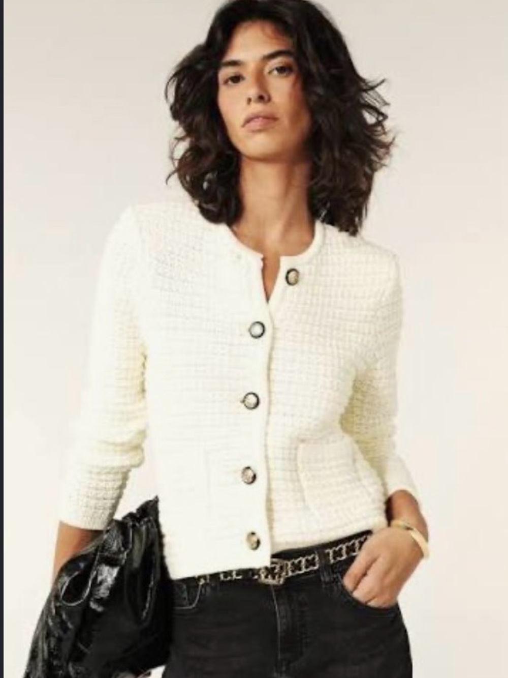 NWT- Ba&SH gaspard cardigan -cream